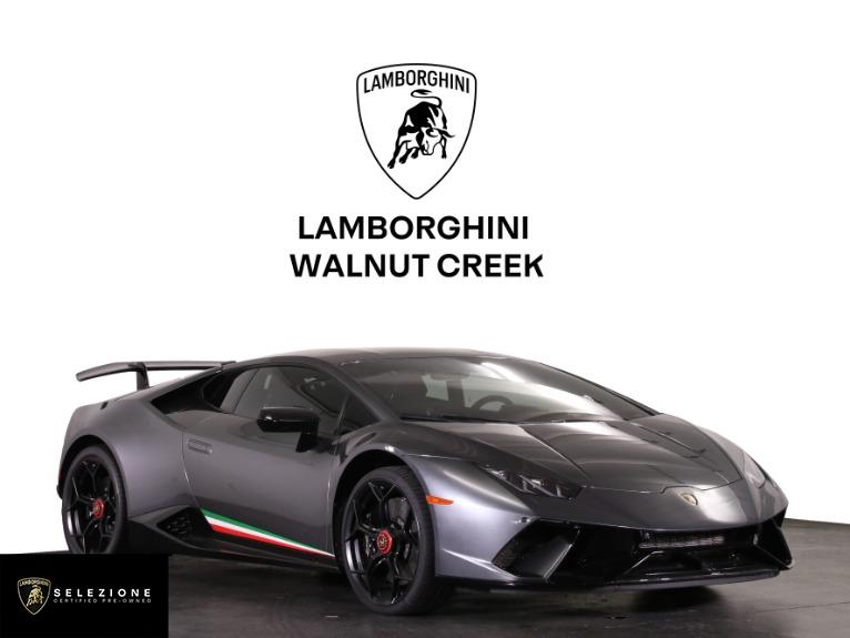 Certified 2018 Lamborghini Huracan Performante with VIN ZHWUD4ZFXJLA08833 for sale in Walnut Creek, CA